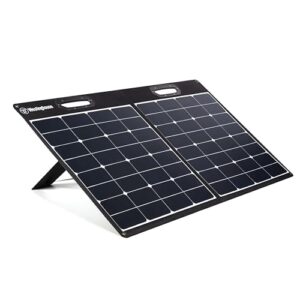 Westinghouse Portable 100W Solar Panel for Portable Power Stations, iPhone, iPad, Tablets, Laptop, with QC 3.0 USB and USB-C ports, DC Output, for Outdoors, Camping, RVs, and Travel