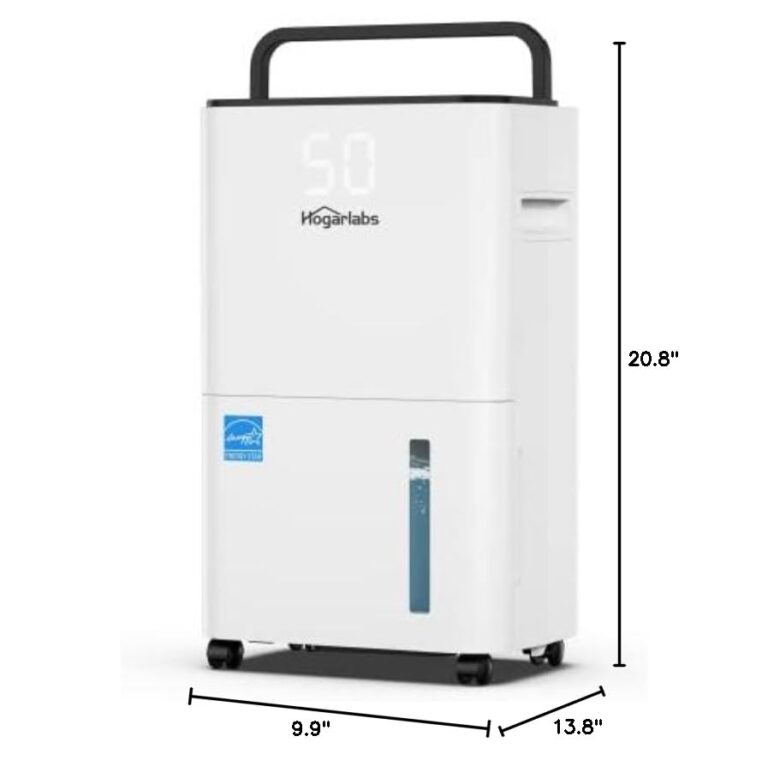 HOGARLABS 3500 Sq. Ft 50 Pint Energy Star Dehumidifier for Home Basements Bedroom Bathroom | Dehumidifiers with Drain Hose for Medium to Large Room, Intelligent Humidity ControL. - Image 2