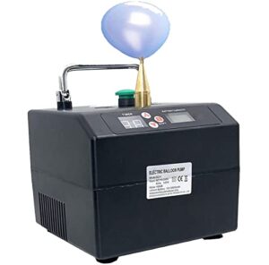 YILIKISS Electric Air Inflator Digital Timer Electric Balloon Inflator Machine, Portable Balloon Pump Professional Automatic Modeling Balloon Blower Pump for for Decoration, Party, Sport,Gifts