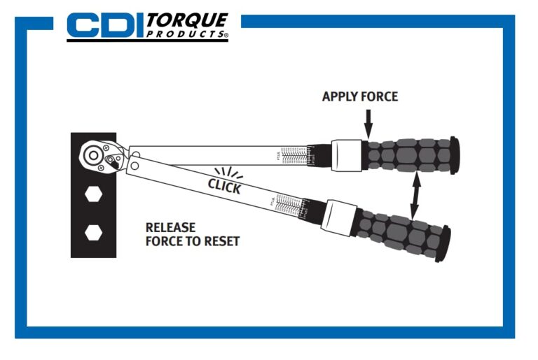 CDI 1501MRMH Dual Scale Micrometer Adjustable Click Style Torque Wrench with Metal Handle - 1/4-Inch Drive - 20 to 150 in. lbs. Torque Range - Image 3
