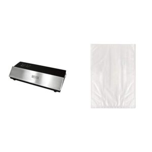 Weston 65-0501-W Professional Advantage Vacuum Sealer, 11", Stainless Steel and Black & Weston 30-0102-W 11” x 16” Vacuum Seal Bags, gallon Size, 100 Count