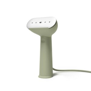 Steamery Handheld Clothes Steamer Cirrus 3, 1200W, US Plug, Heated Ironing Plate, Fast Heat Up, Garment Wrinkle Remover, Green