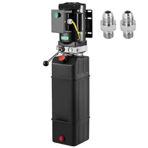 Happybuy Hydraulic Pump, 4 Gallon Hydraulic Motor for Single Phase Car Lift, 3450 RPM, 208-230 Volt, 2 HP Portable Vehicle Lift & Power Press