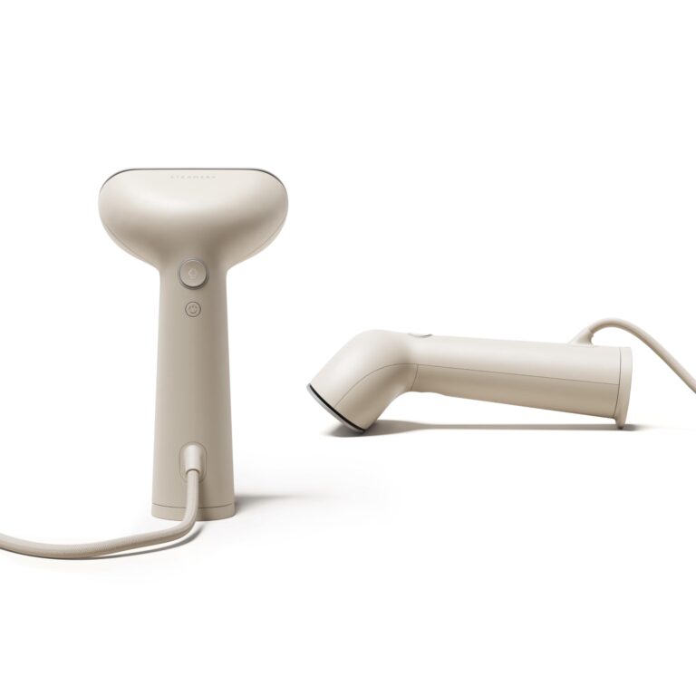 Steamery Handheld Clothes Steamer Cirrus 3, 1200W, US Plug, Heated Ironing Plate, Fast Heat Up, Garment Wrinkle Remover, Beige - Image 9