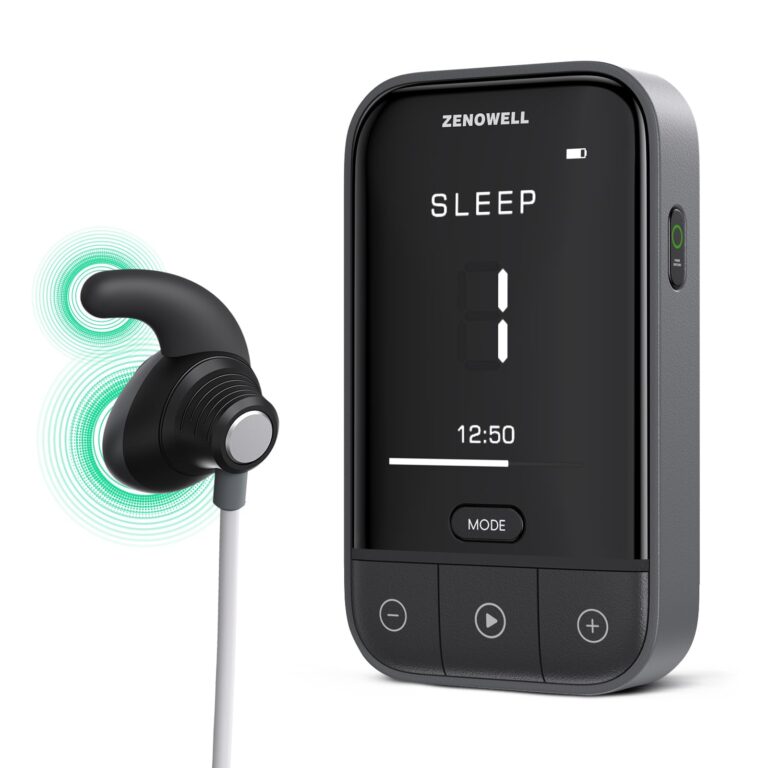 ZENOWELL Auricular Vagus Nerve Stimulator | Sleep Aid Device | Patented Vagus Nerve Wearable Device for Restore Calm, Stress Relief and Recover | Relaxation Device for Long-Term Wellness