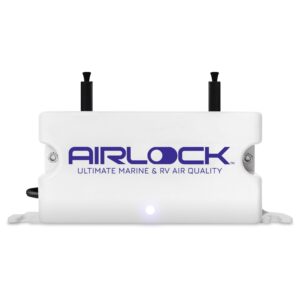 AIRLOCK One - Boat & RV Air Purifier - Eliminate Smells in Boats & RVs | Boat Accessories | RV Accessories | Easy to Install | Maintenance-Free | Deodorizer Odor Eliminator