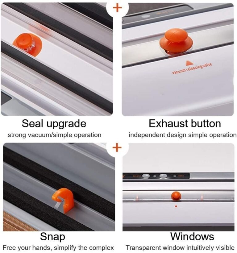 MIXIA Handheld Vacuum Sealer, Vacuum Packing Machine Wet Dry Food Vacuum Sealer Machine Vac Packing Machine for Food Preservation Home Kitchen Commercial Home essentials - Image 6