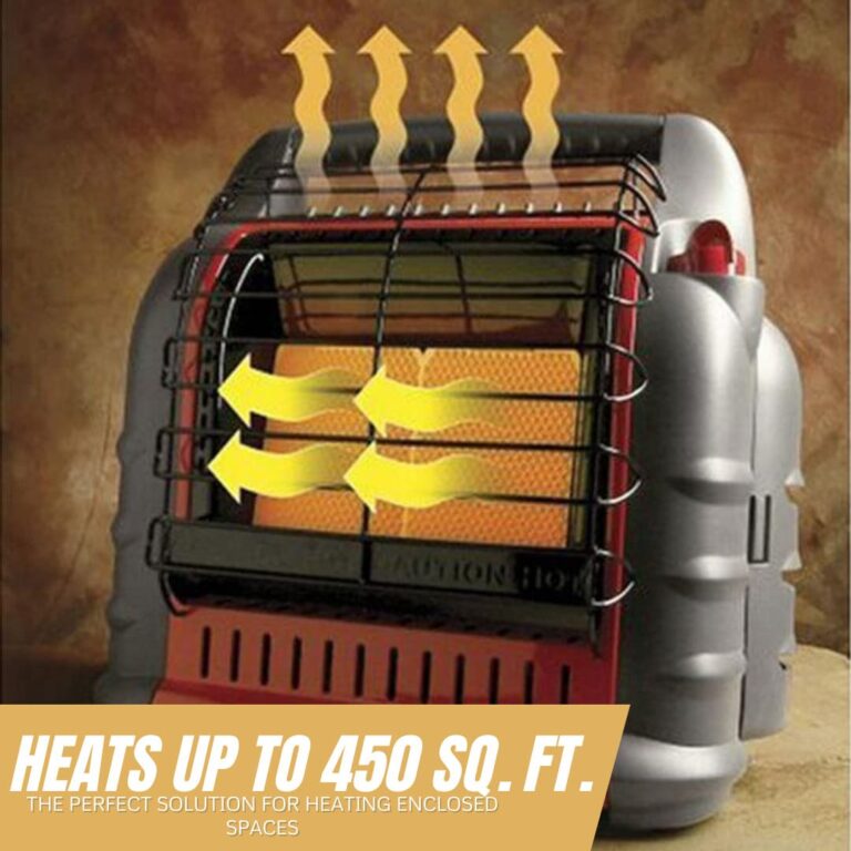 Mr. Heater Portable Big Buddy Propane Heater with 10-Feet Propane Hose Assembly and Propane Tank Refill Adapter Bundle - Propane Heater for outdoor & indoor use - 4,000, 9,000 or 18,000 BTU (3 Items) - Image 6