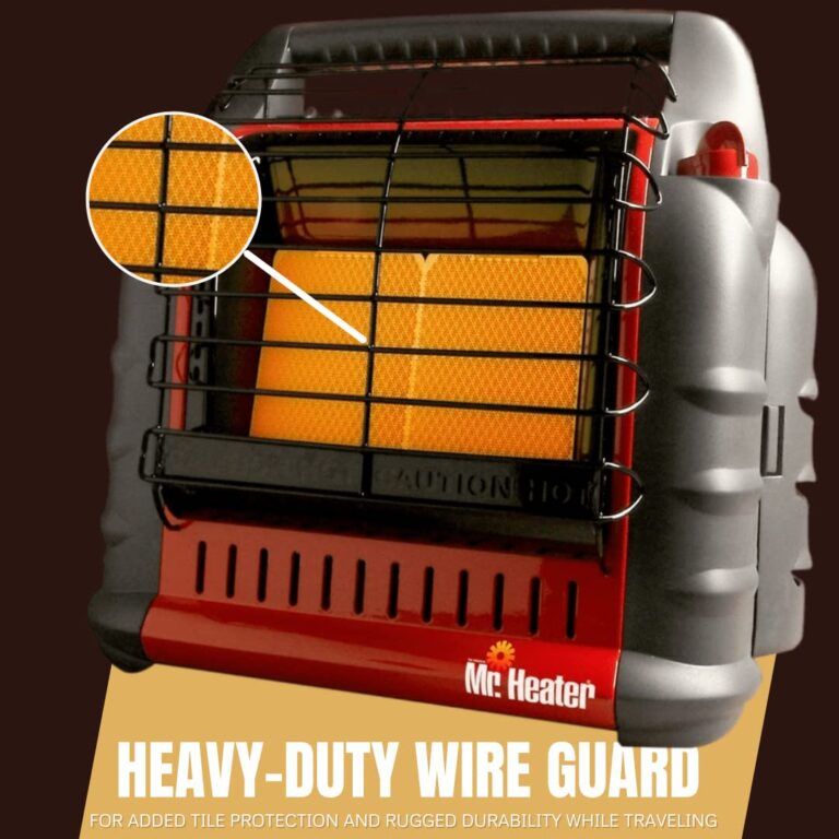 Mr. Heater Portable Big Buddy Propane Heater with 10-Feet Propane Hose Assembly and Propane Tank Refill Adapter Bundle - Propane Heater for outdoor & indoor use - 4,000, 9,000 or 18,000 BTU (3 Items) - Image 5