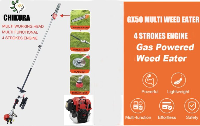 GX50 10 in 1 Brush Cutter 4 Strokes Weed Eater Chain Saw Lawn Mower Hedge Trimmer Lawnmower Pole Saw - Image 2