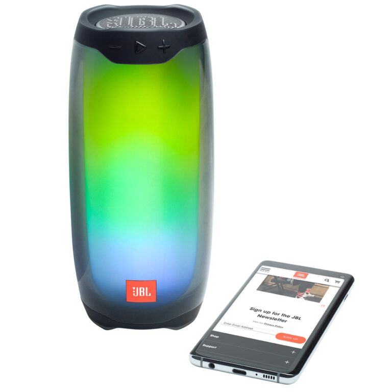 JBL Pulse 4 - Waterproof Portable Bluetooth Speaker with Light Show - Black - Image 4