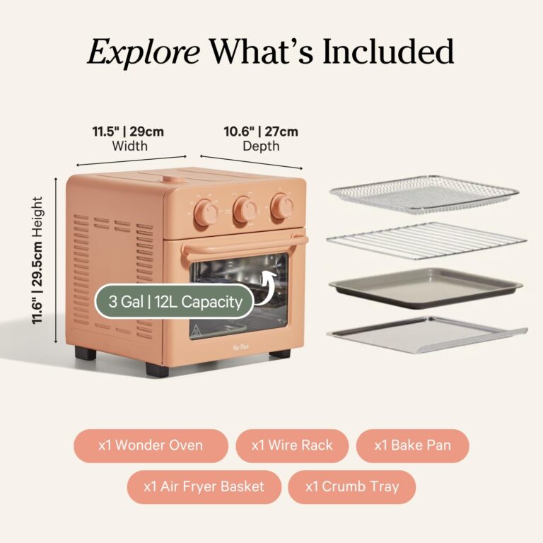 Our Place Wonder Oven | 6-in-1 Air Fryer & Toaster Oven with Steam Infusion | Compact, Countertop Friendly, Fast Preheat, Multifunctional | Air Fry, Toast, Roast, Bake, Reheat & Broil | Spice - Image 2