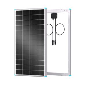 Renogy 16BB N-Type 200 Watt 24V Solar Panel, 24 Volt 200W Solar Panel 25% High-Efficiency, PV Module Power Charger for RV Marine Cabin Roof Home Farm Battery and Other Off-Grid Applications