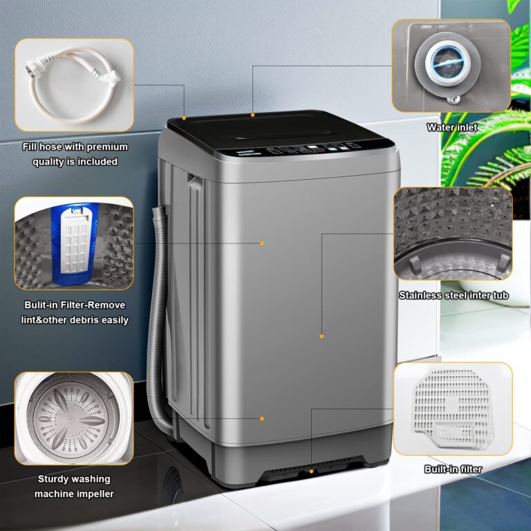 Qhou KRIB-XQB201A-GREY6 Full Automatic Washing Machine, XQB201A-GREY - Image 3