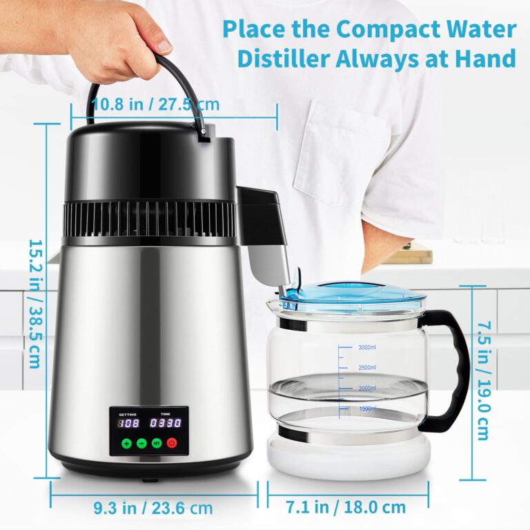 Happybuy Advanced Water Purification System, 1.1 Gallon Large Capacity. Delivers 0.3 Gallons of Purified Water Per Hour with 750W Power - Image 4