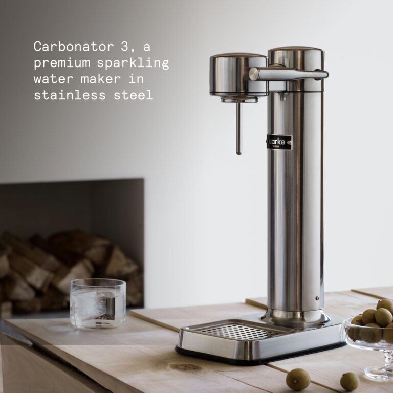 aarke - Carbonator III Premium Carbonator-Sparkling & Seltzer Water Maker-Soda Maker with PET Bottle (Stainless Steel) - Image 8