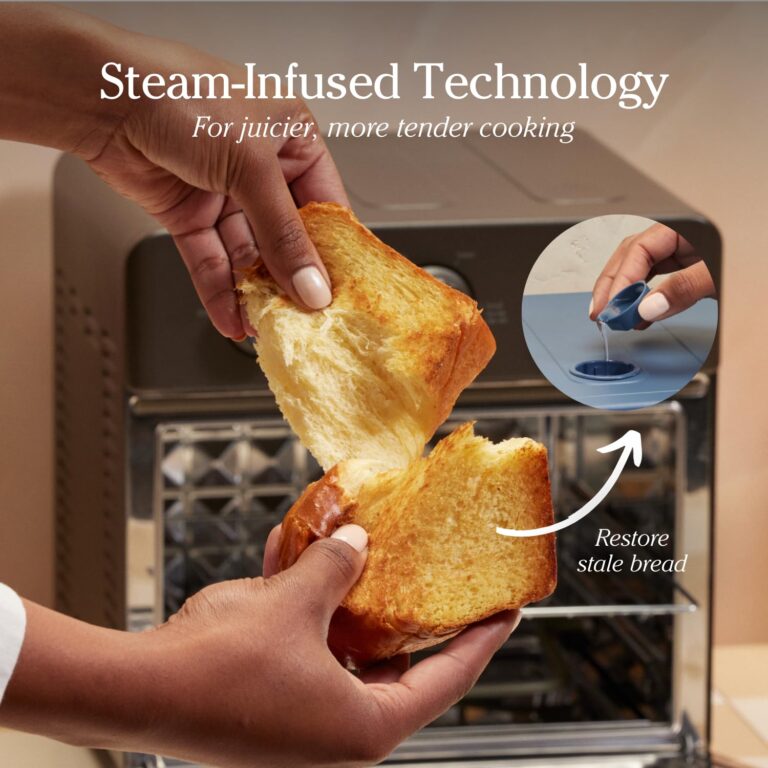 Our Place Wonder Oven | 6-in-1 Air Fryer & Toaster Oven with Steam Infusion | Compact, Countertop Friendly, Fast Preheat, Multifunctional | Air Fry, Toast, Roast, Bake, Reheat & Broil | Spice - Image 3