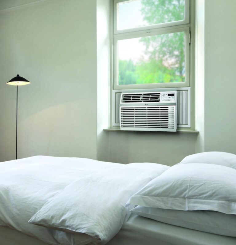 LG LW1024RD 10,000 Window Air Conditioner, 115V, 450 Sq.Ft. (18' x 25' Room Size), Quiet Operation, Electronic Control with Remote, 3 Cooling & Fan Speeds, Auto Restart, 10000 BTU, White - Image 9
