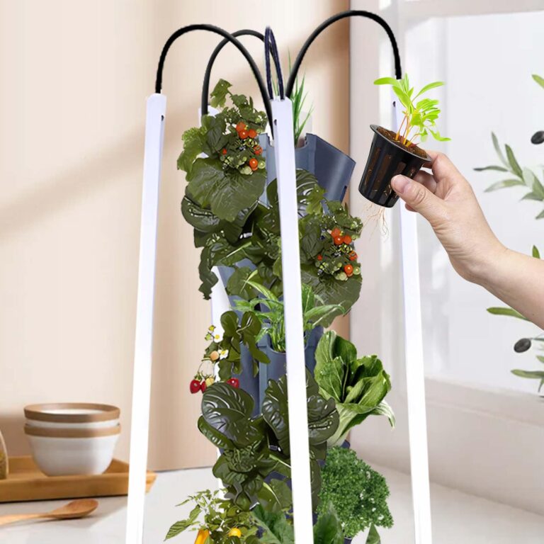 Hydroponic Growing System with Grow Lights, Indoor Gardening System, Grow Plant Food at Home with 40 Pieces at a time for Fruits, Vegetables, Herbs, and Miniature Greens (No Seedlings Included) - Image 2