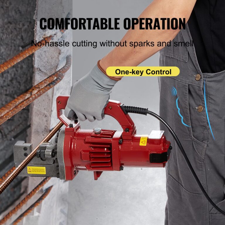 Happybuy Electric Hydraulic Rebar Cutter,1250W Portable Electric Rebar Cutter,Cutting up to 3/4 Inch #6 4-20mm Rebar within 4 Seconds,110V,with Easy to Carry Stainless Box(1250W RC-20) - Image 6