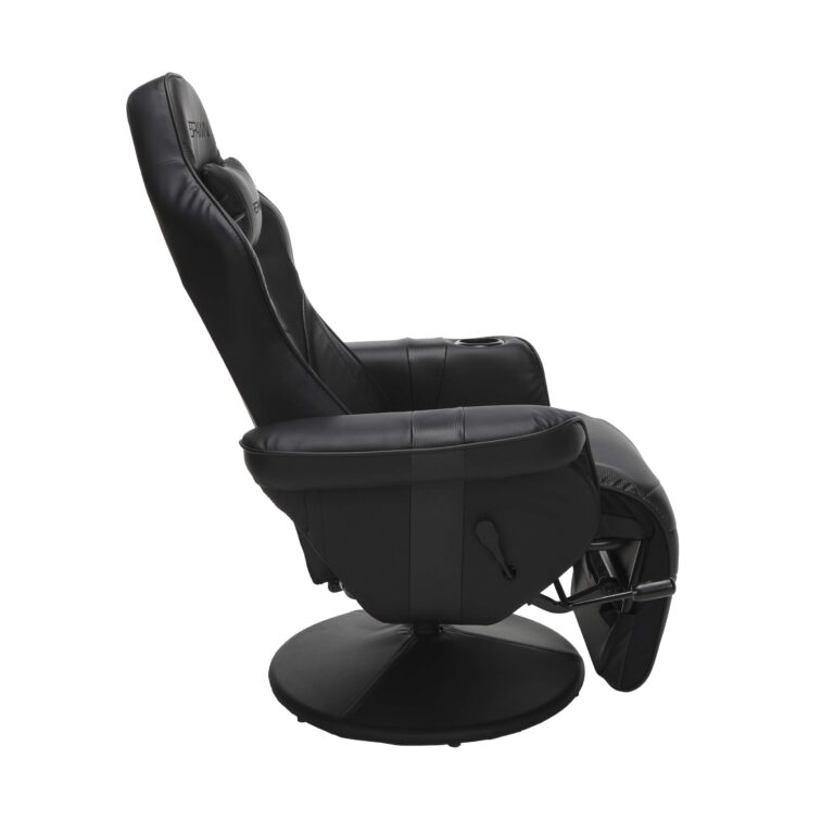 RESPAWN 900 Gaming Recliner - Video Games Console Recliner Chair, Computer Recliner, Adjustable Leg Rest and Recline, Recliner with Cupholder, Reclining Gaming Chair with Footrest - Black - Image 7