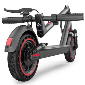 Electric Scooter, 8.5" /10“Tire, 16/19/22Mph Top Speed, 12/22/28 Miles Long Range, Folding Escooter for Adults and Teens with Dual Braking,Dual Suspension, App
