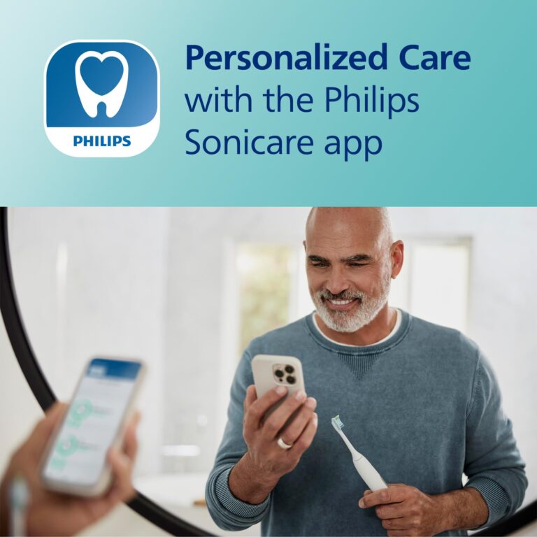 Philips Sonicare DiamondClean Smart 9500 Electric Toothbrush, Sonic Toothbrush with App, Pressure Sensor, Brush Head Detection, 5 Brushing Modes and 3 Intensity Levels, White, Model HX9923/01 - Image 5