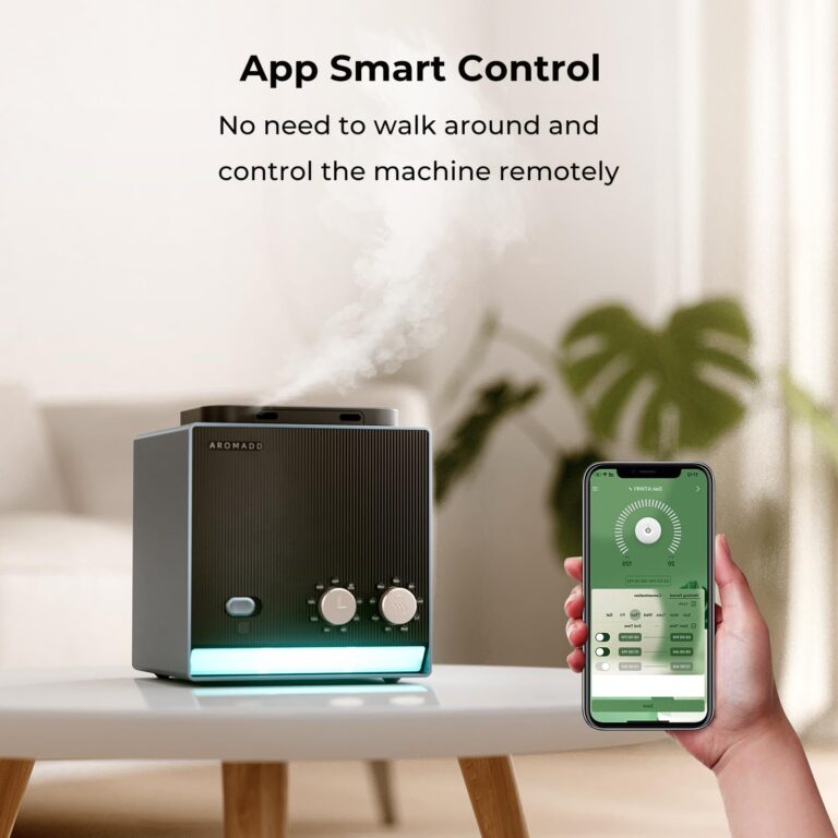 2025 Upgraded 2000 Sq Ft Dual Nozzle Smart Waterless Diffuser, 2×200ml Scent Air Machine for Home Hotel Collection Diffuser Cold Air Technology Waterless Essential Oil Diffuser for Large Room - Image 6
