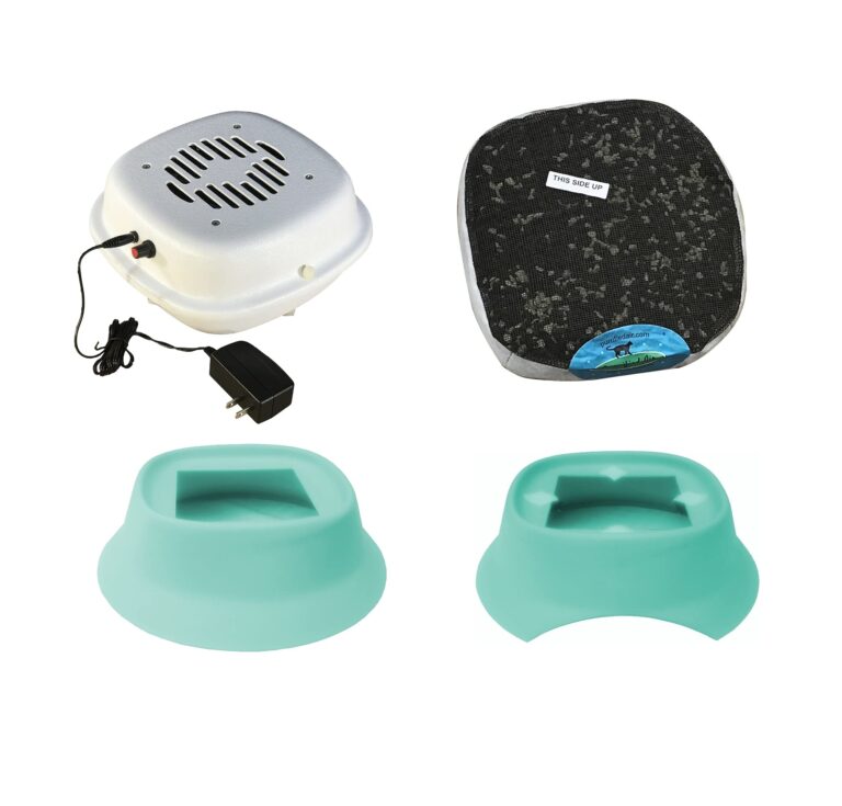 Purrified Air Product Group B - Air Filter Bundle for Pet Owners with Booda Dome Litter Box - Includes Air Purifier, Extra Filter Media Cartridge, Dome Adapter - Quick Odor Elimination - AR Adapter