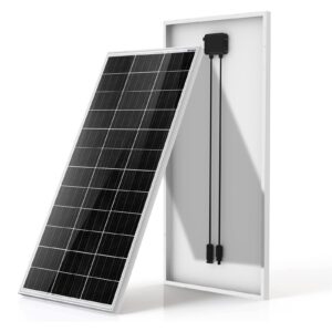 ECO-WORTHY 195 Watt Solar Panel 12 Volt Monocrystalline Solar Panel High Efficiency PV Module Power Charger for Sunsheds, Canopies, RVs, Farms and Other Off-Grid Applications