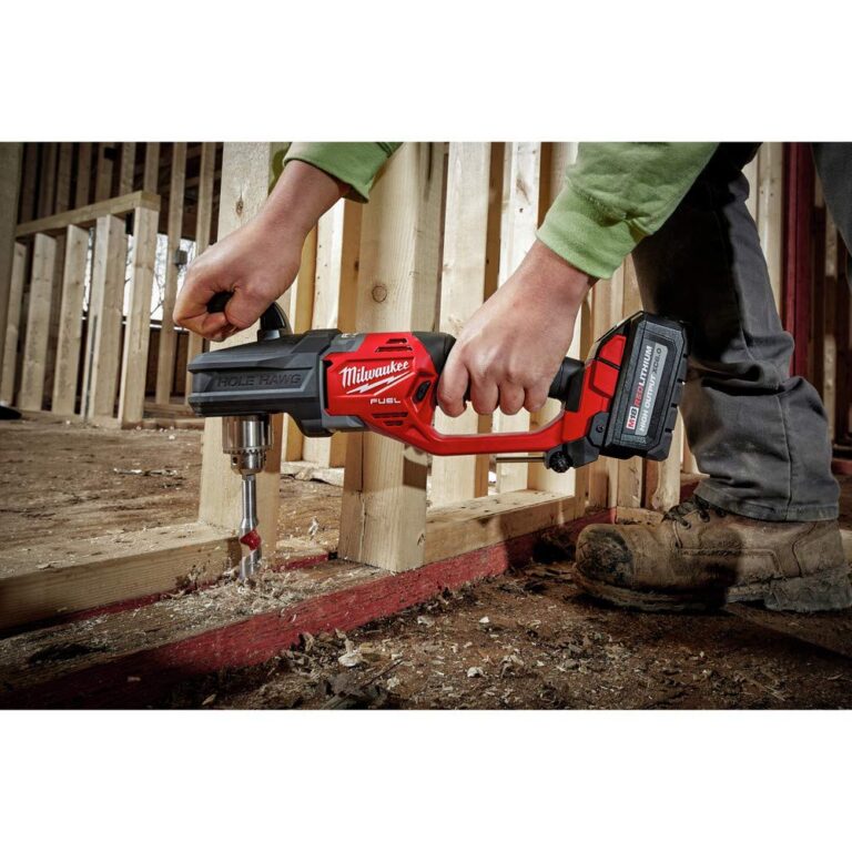 Milwaukee 2807-20 M18 FUEL HOLE HAWG Brushless Lithium-Ion 1/2 in. Cordless Right Angle Drill (Tool Only) - Image 4