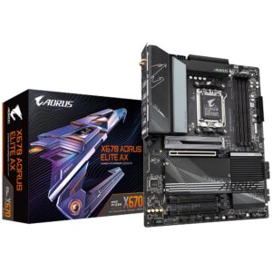 Gigabyte AORUS Elite AX AMD X670 Socket AM5 ATX DDR5 Motherboard