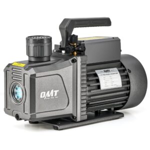 Orion Motor Tech 2 Stage Vacuum Pump, 9 cfm 3/4 hp HVAC Rotary Vane Vacuum Pump with 1.5 Micron Ultimate Vacuum, Two Stage Air Vacuum Pump for R22 R134a R410a HVAC Servicing