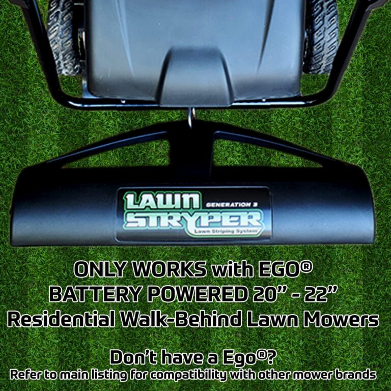 Lawn Stryper - Generation 3 Lawn Striping System/Stripe Your Lawn Like A Ballpark/ONLY Works with EGO Battery Powered 21" Residential Walk-Behind Lawn Mowers (DOES NOT work with EGO 22" Aluminum Deck) - Image 4