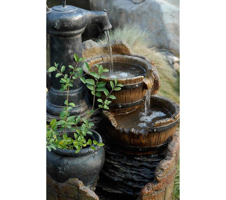 Glenville Water Pump Cascading Water Fountain - Image 4