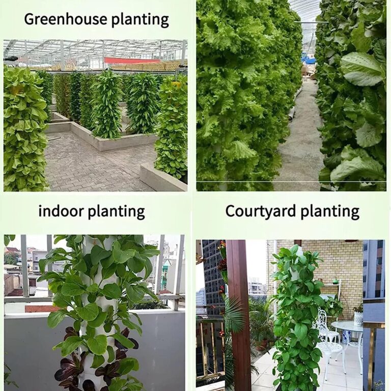 Hydroponic Growing Sytem Gardening Indoor Grow Kits Vertical Grow Tower Self-watering Growing System15 Layer 45 Plants Sites,for Fresh Herb Garden, Fruits, Vegetables - Image 3