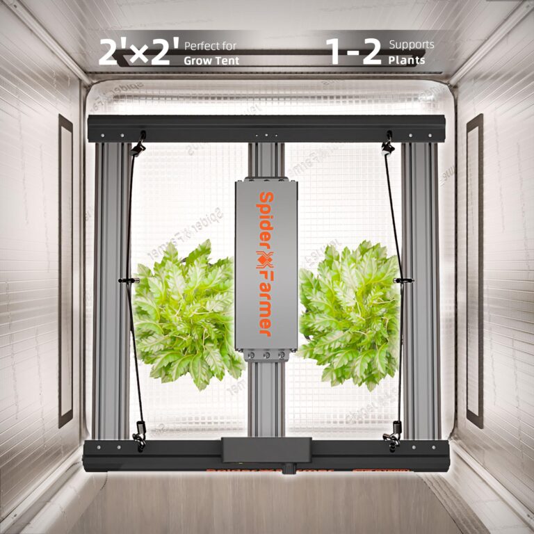 Spider Farmer G1500 Cost-Effective LED Grow Lights 150W, Upgraded Smart App Control, 2x2ft Coverage Full Spectrum Digital Screen Dimmable Bar Style Growing Lamp for Indoor Plants - Image 3