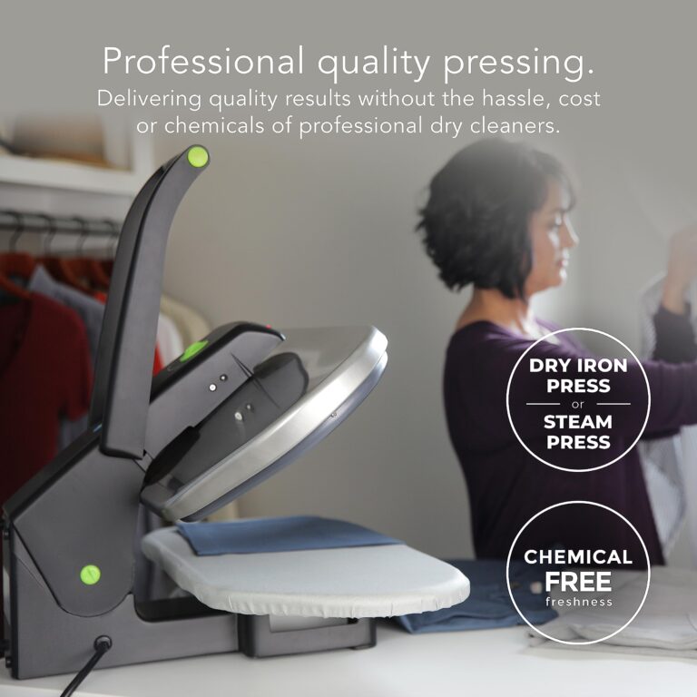 Steamfast SF-680 Digital Steam Press with Multiple Fabric Settings and Steam Burst Function,Stainless/Black, Stand - Image 5