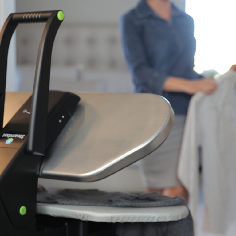 Steamfast SF-680 Digital Steam Press with Multiple Fabric Settings and Steam Burst Function,Stainless/Black, Stand - Image 4