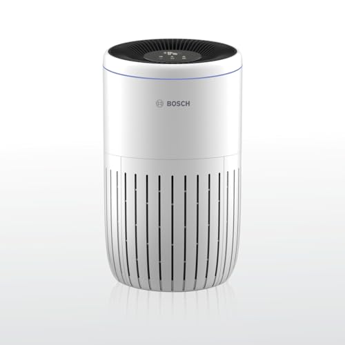 BOSCH Air Purifier for Home (Covers, 1345-sq ft), 3-in-1 Filter for Pollen, Viruses, Smoke, Dust, Dander, Outdoor Pollution, Odors, HEPA, ENERGY STAR, Air 4000, White