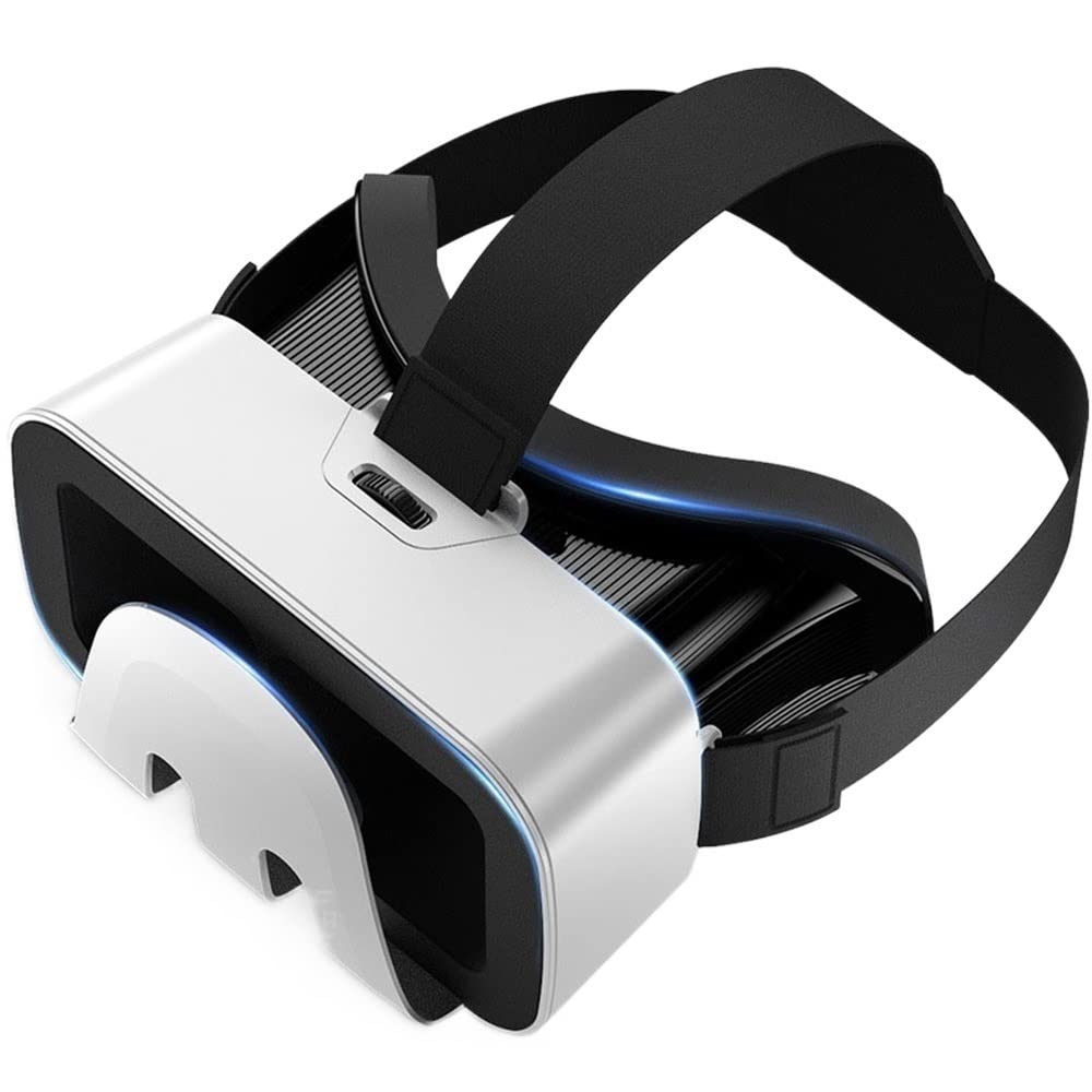 TOEWOE VR Headset, 3D VR Glasses, Virtual Reality Goggles, 3D Virtual Reality Headset for Movies and Games, VR Glasses Compatible for iOS & Android Phone